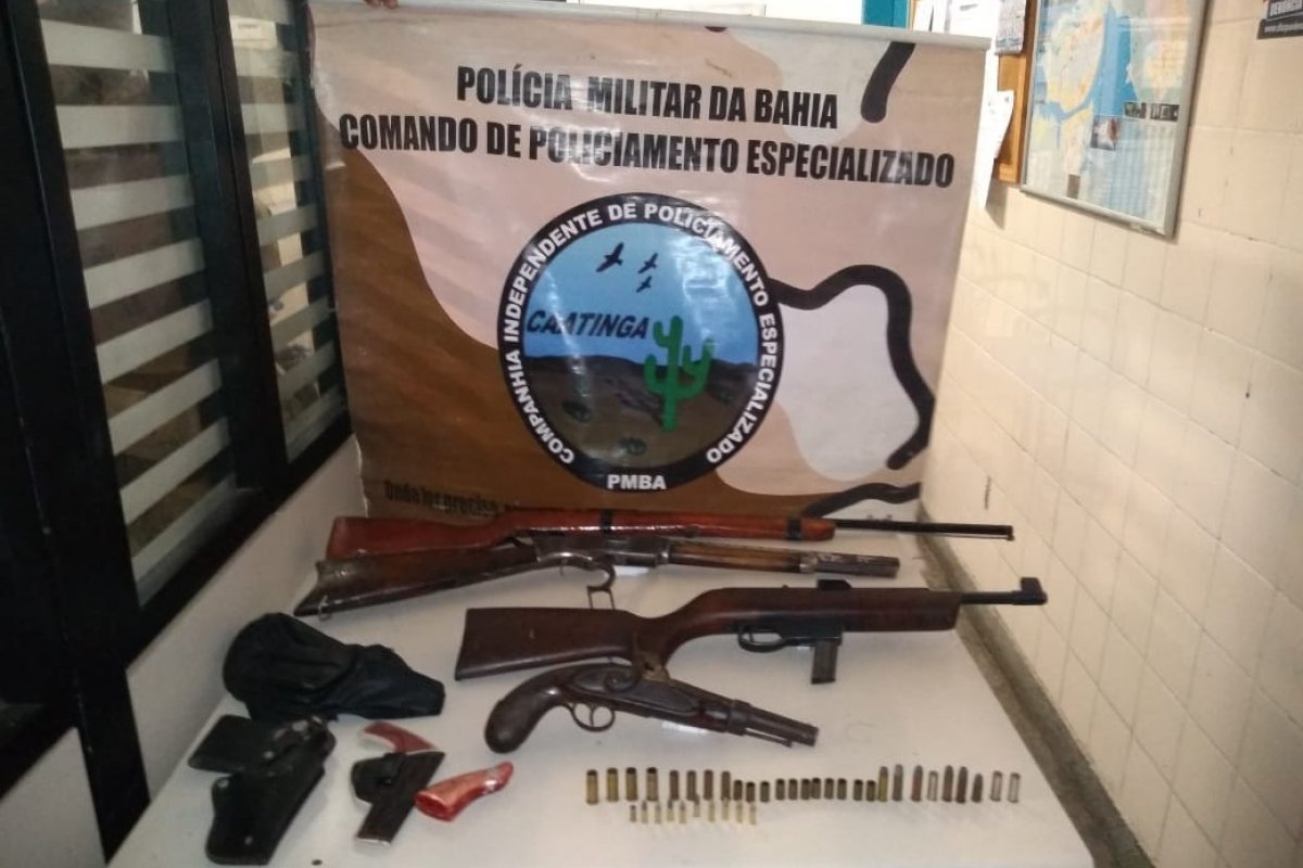 Homem é preso com armas e munições em Paulo Afonso