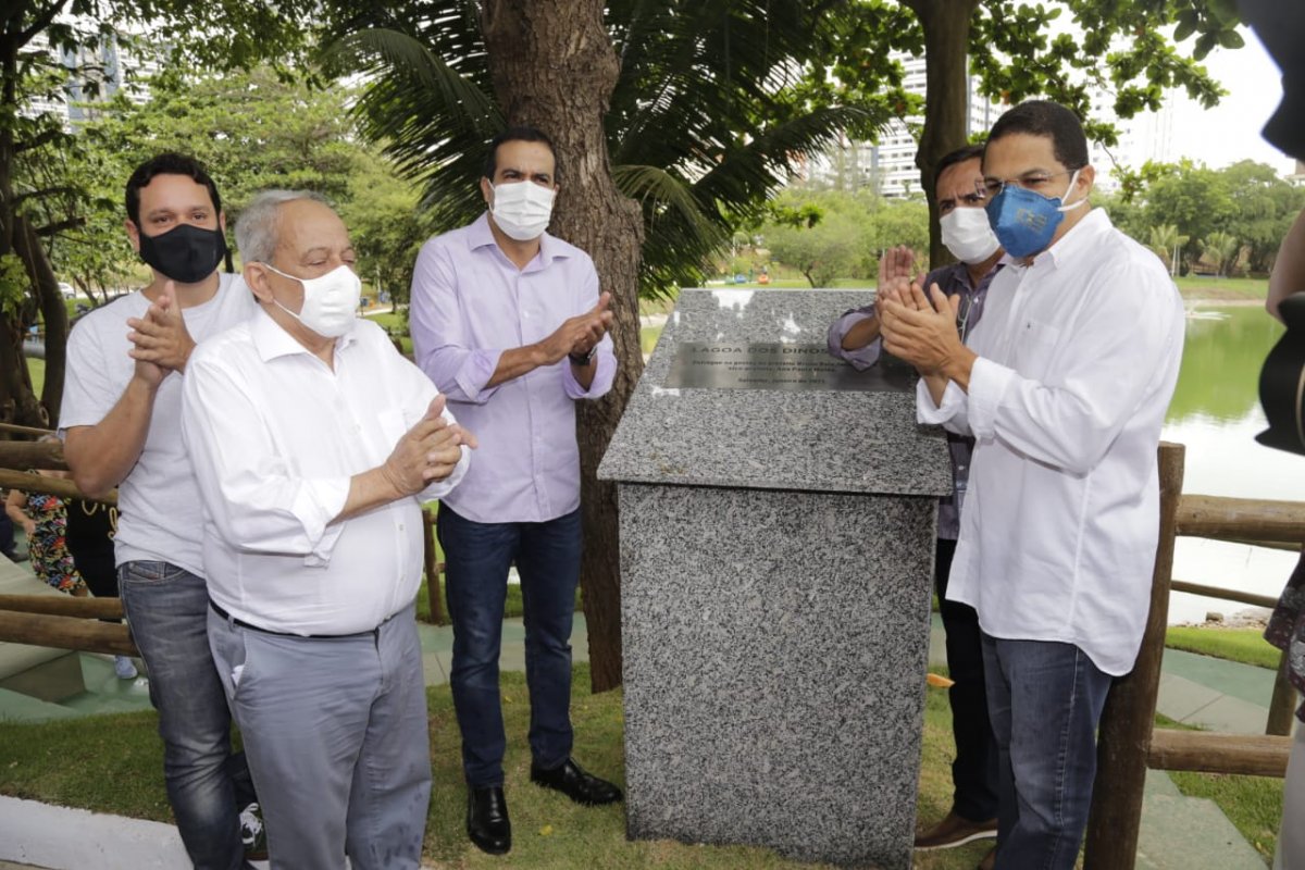 Vídeo: Bruno Reis faz aglomeração em evento de inauguração do Parque dos Dinossauros