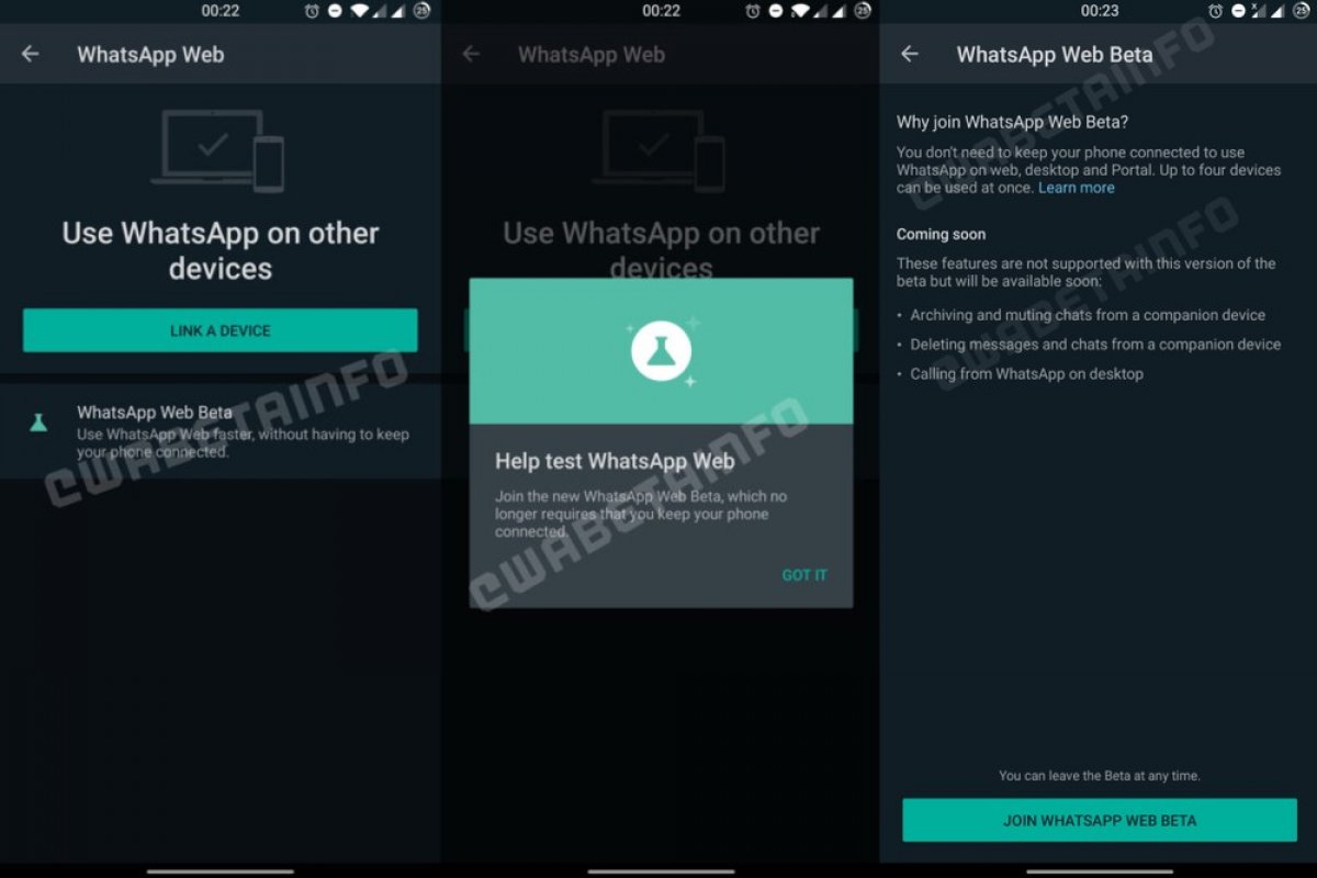WhatsApp Web Beta pode dar acesso à mesma conta em diversos dispositivos