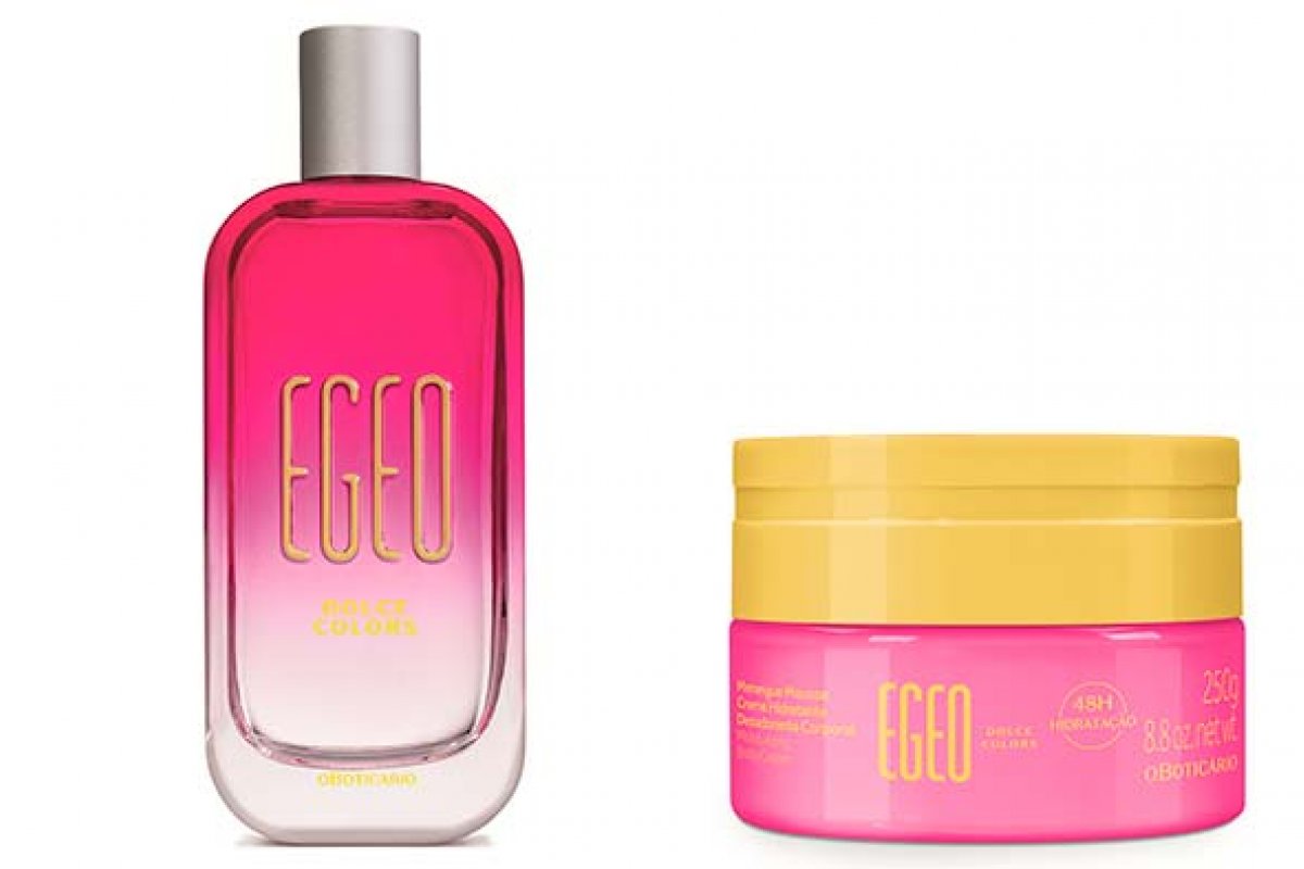 Com notas da Flor Pink Peônia e Mousse de Framboesa, O Boticário lança releitura Egeo Dolce Colors