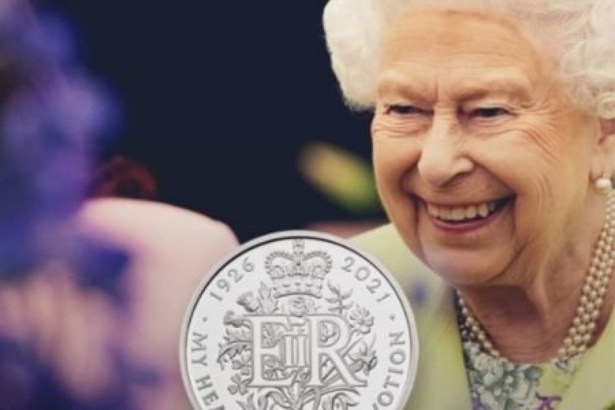 Rainha Elizabeth II é homenageada em moeda