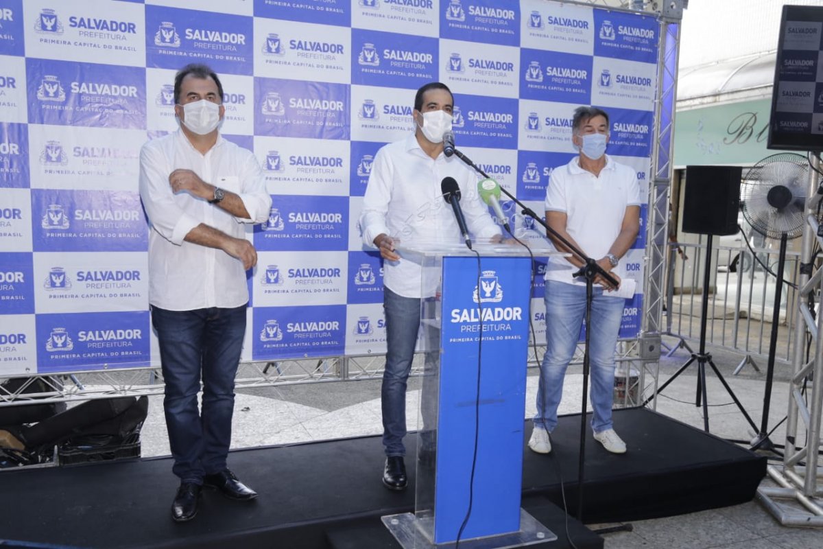 Bruno Reis diz que ainda aguarda reunião Rui Costa para tratar sobre vacinação