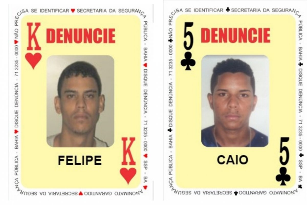 Acusados de tiroteio em praia de Jaguaribe entram para 'Baralho do Crime' da SSP-BA