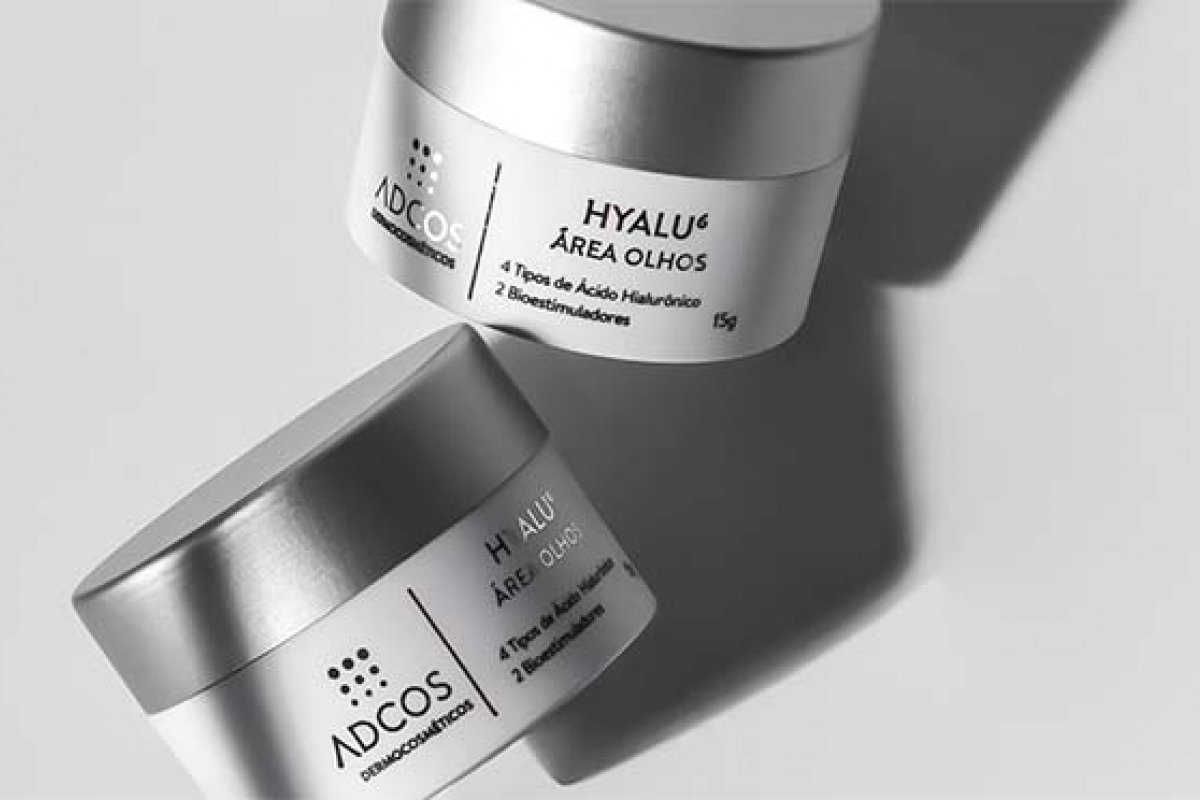 Marca lança preenchedor de rugas hyalu 6 área olhos