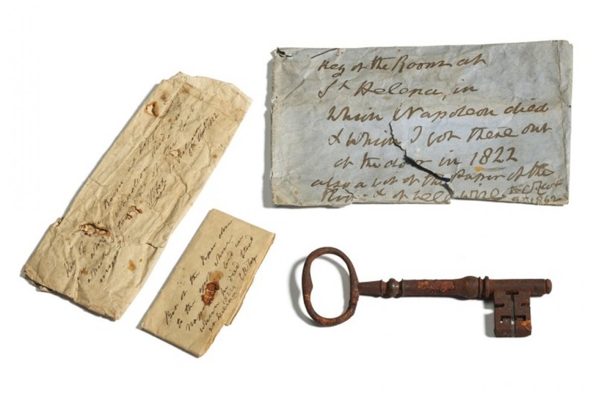 Chave da prisão onde Napoleão morreu será leiloada no Reino Unido