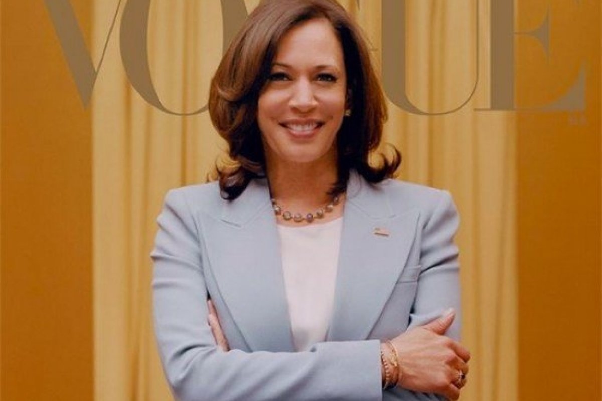 Olha ela! Kamala Harris é capa da ‘Vogue US’
