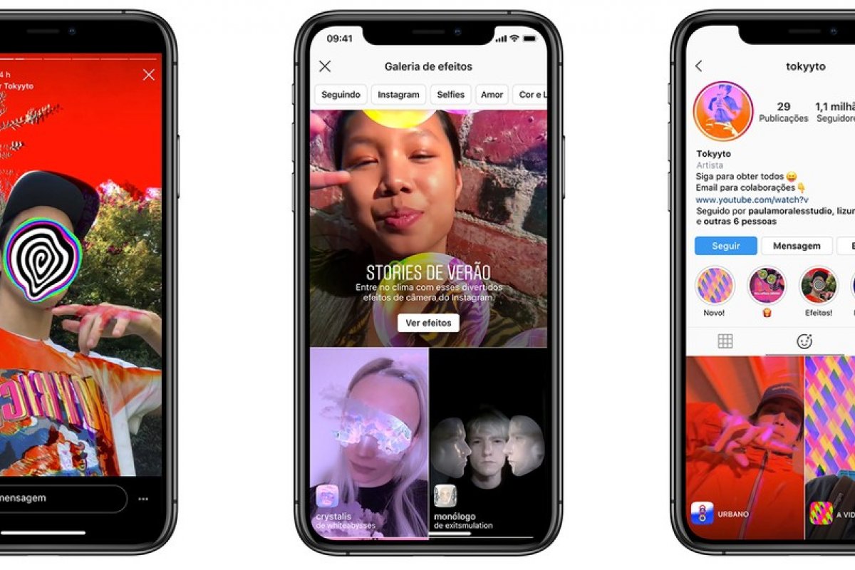 Usuários agora podem criar filtros personalizados para Stories no Instagram