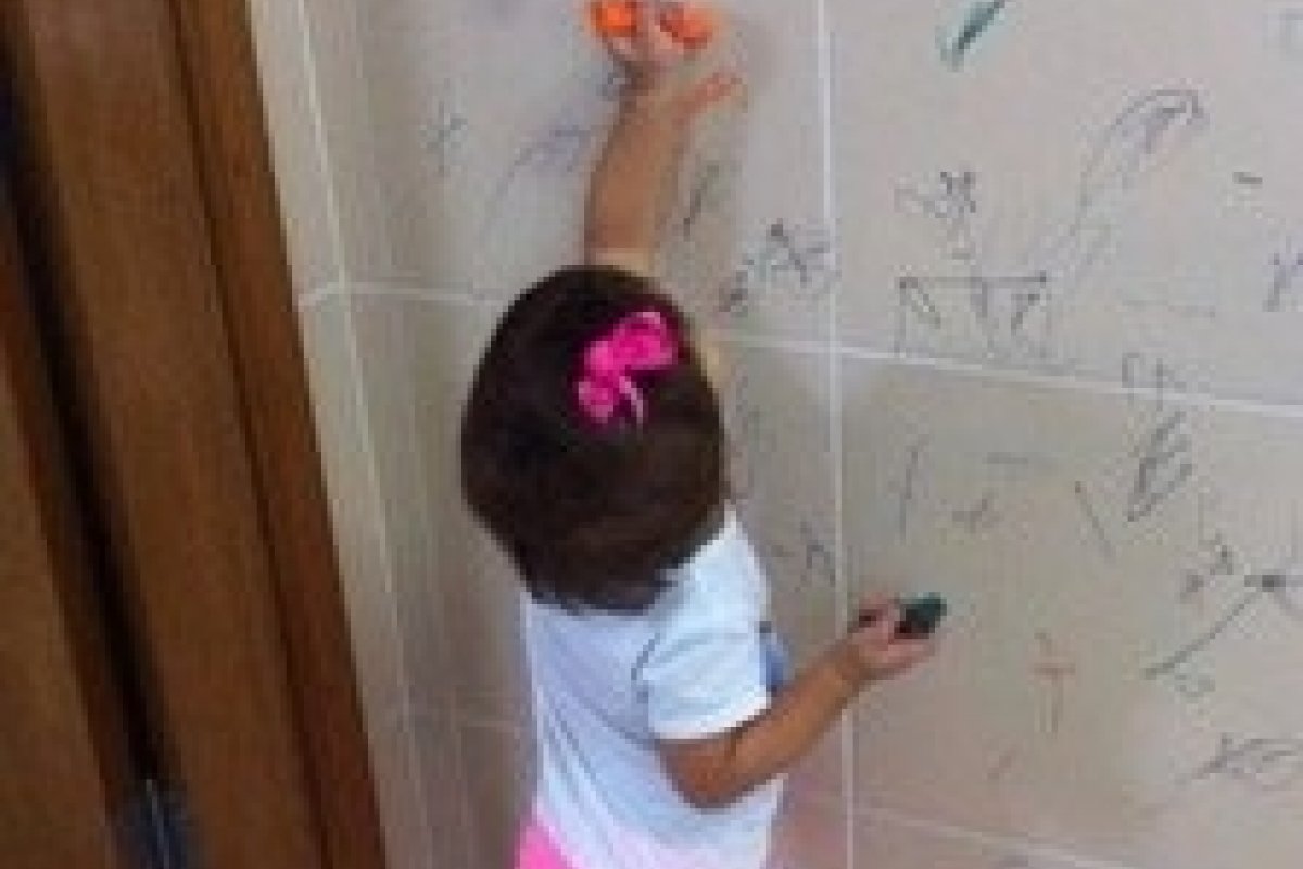 Parede rabiscada, e agora?