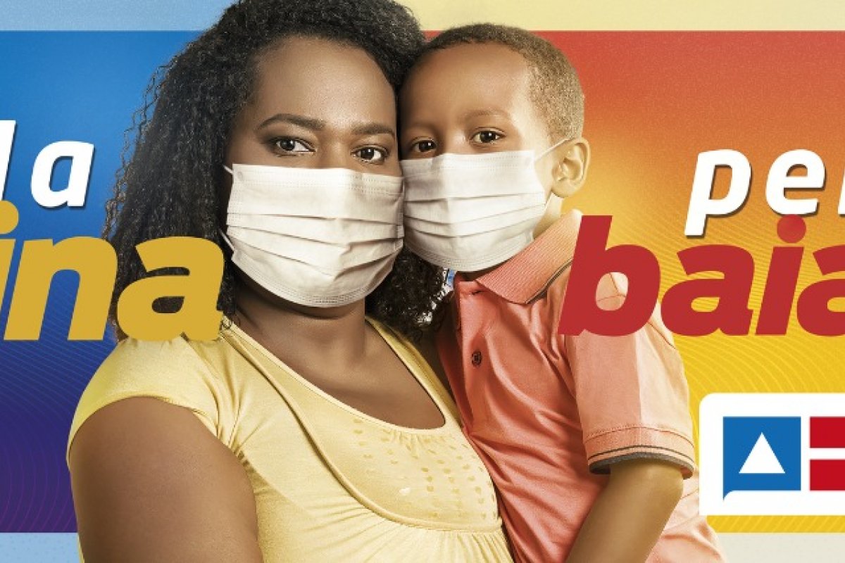 Campanha alertando sobre a importância da vacina contra Covid-19 é lançada pelo Governo do Estado