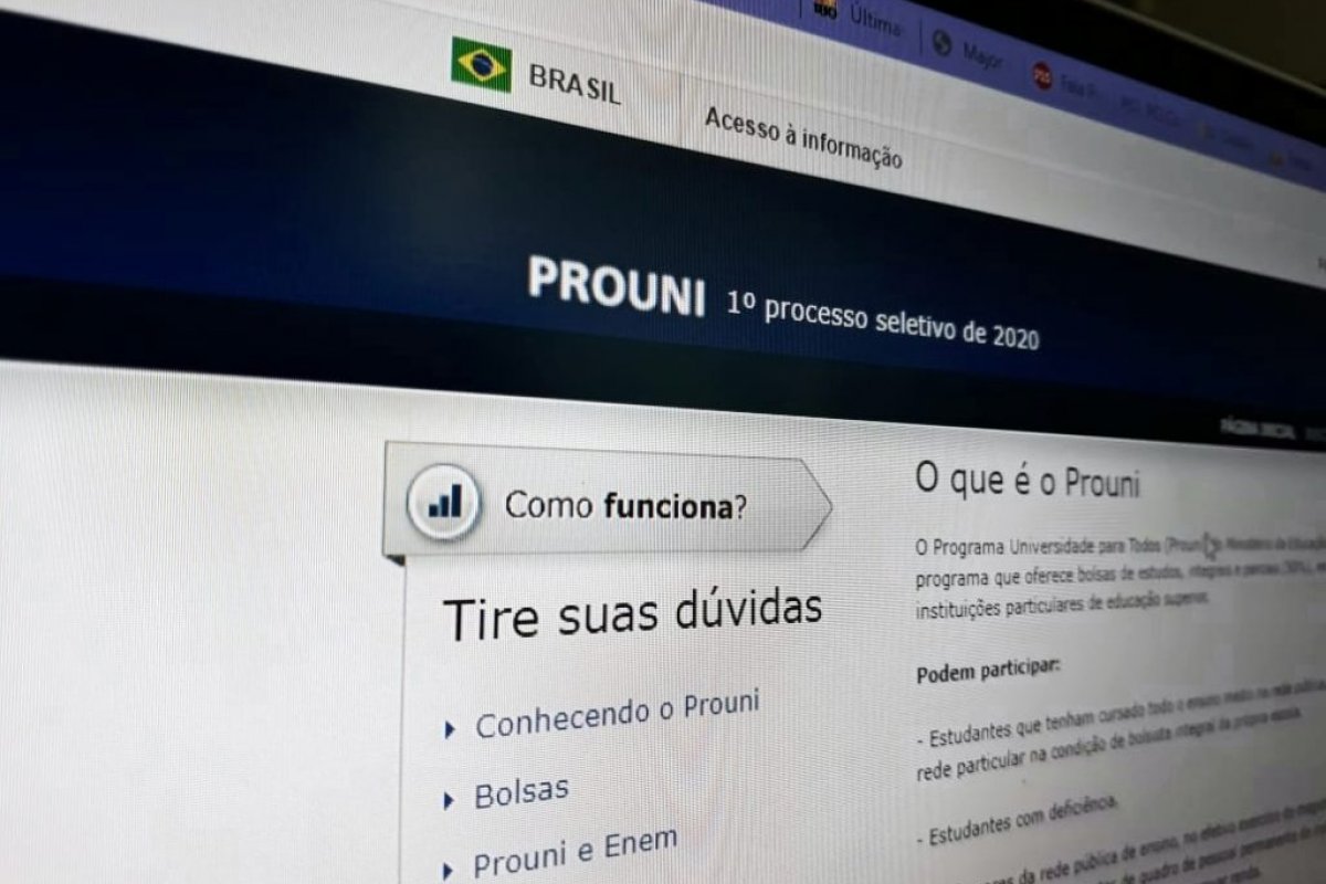 Prouni 2021 divulga candidatos selecionados na 1ª chamada