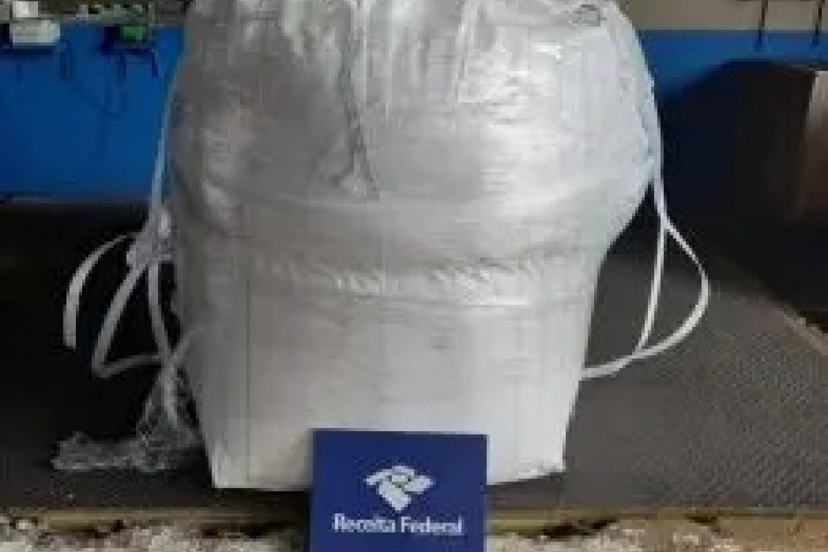 Receita Federal acha 853 kg de cocaína em carga de proteína de soja exportação no Porto de Santos