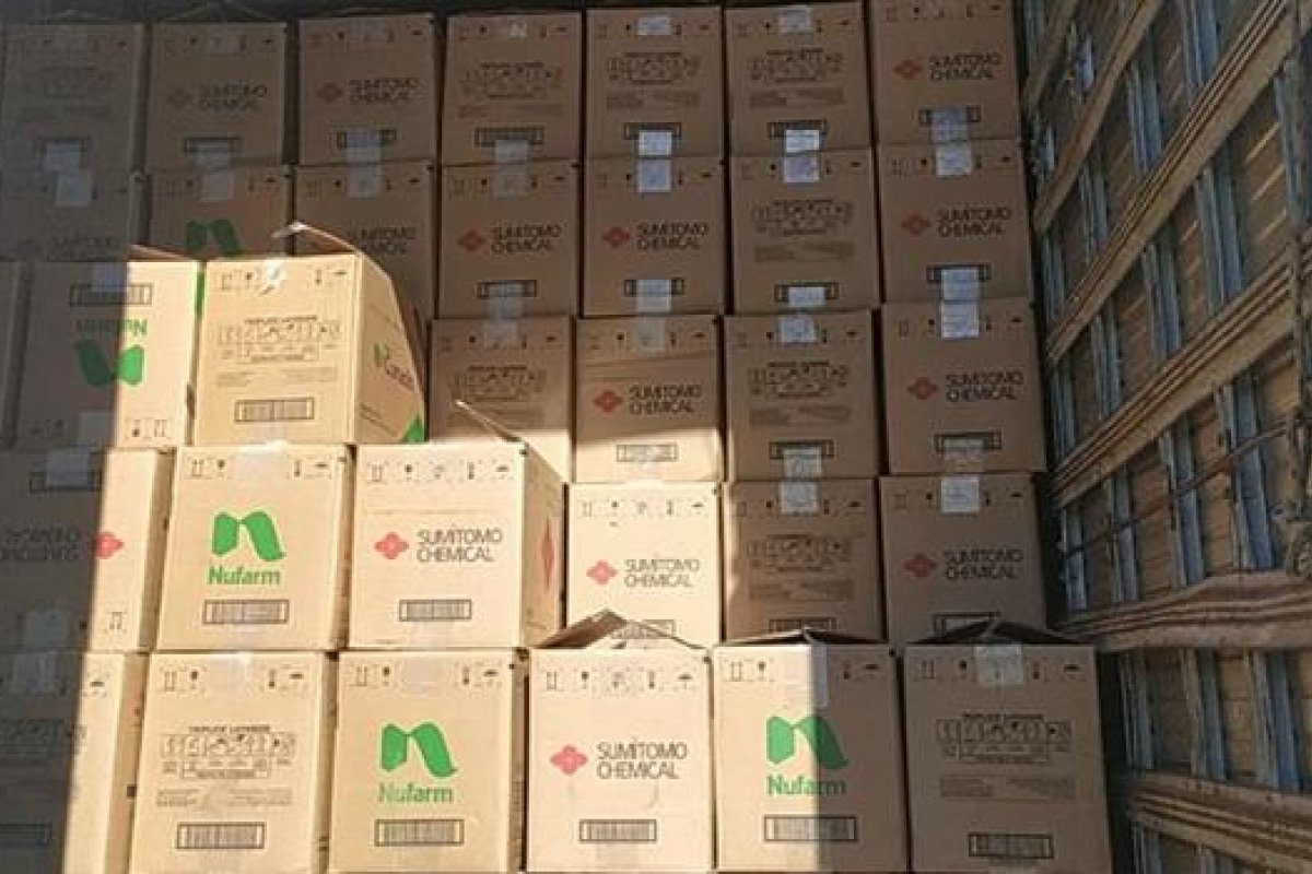 Polícia civil recupera carga roubada de defensivo agrícola avaliada em R$ 1 milhão