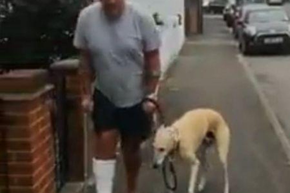 Homem manco gasta R$ 2,1 mil em veterinário para descobrir que cão o imitava