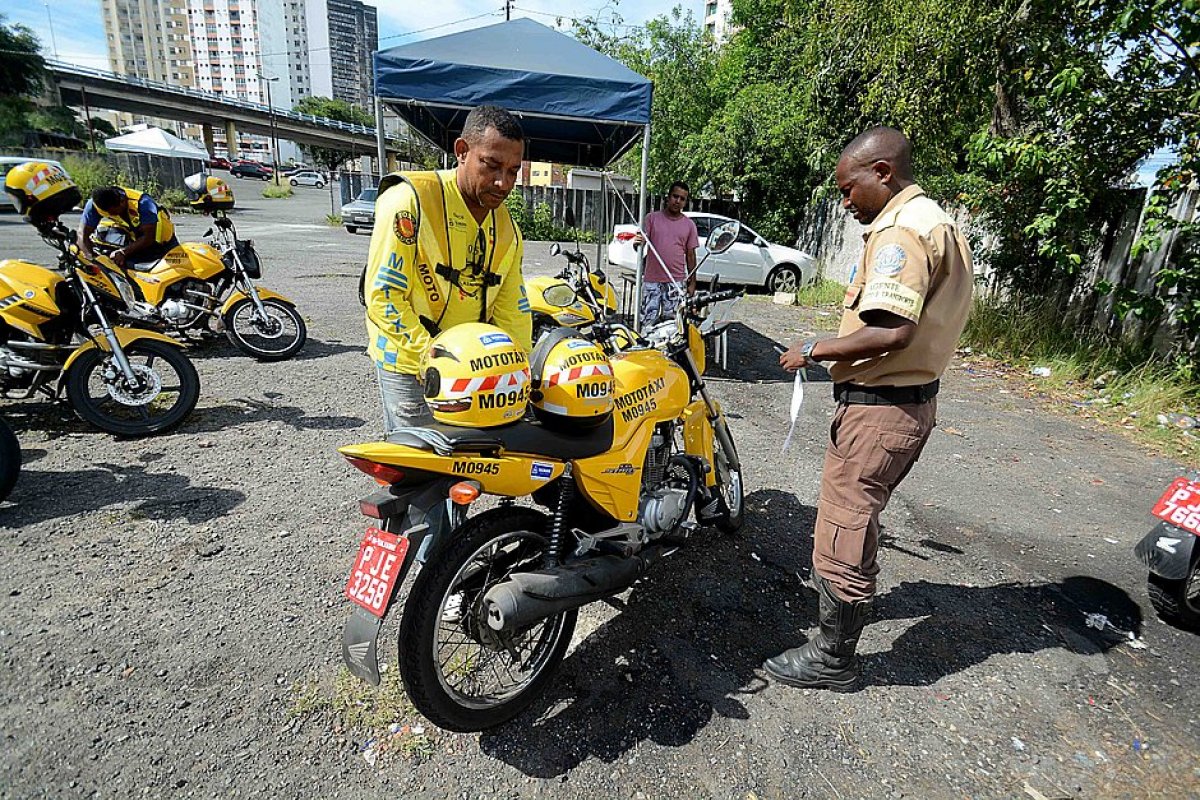 Prefeitura de Salvador inicia vistoria em mototáxis na próxima segunda (25)