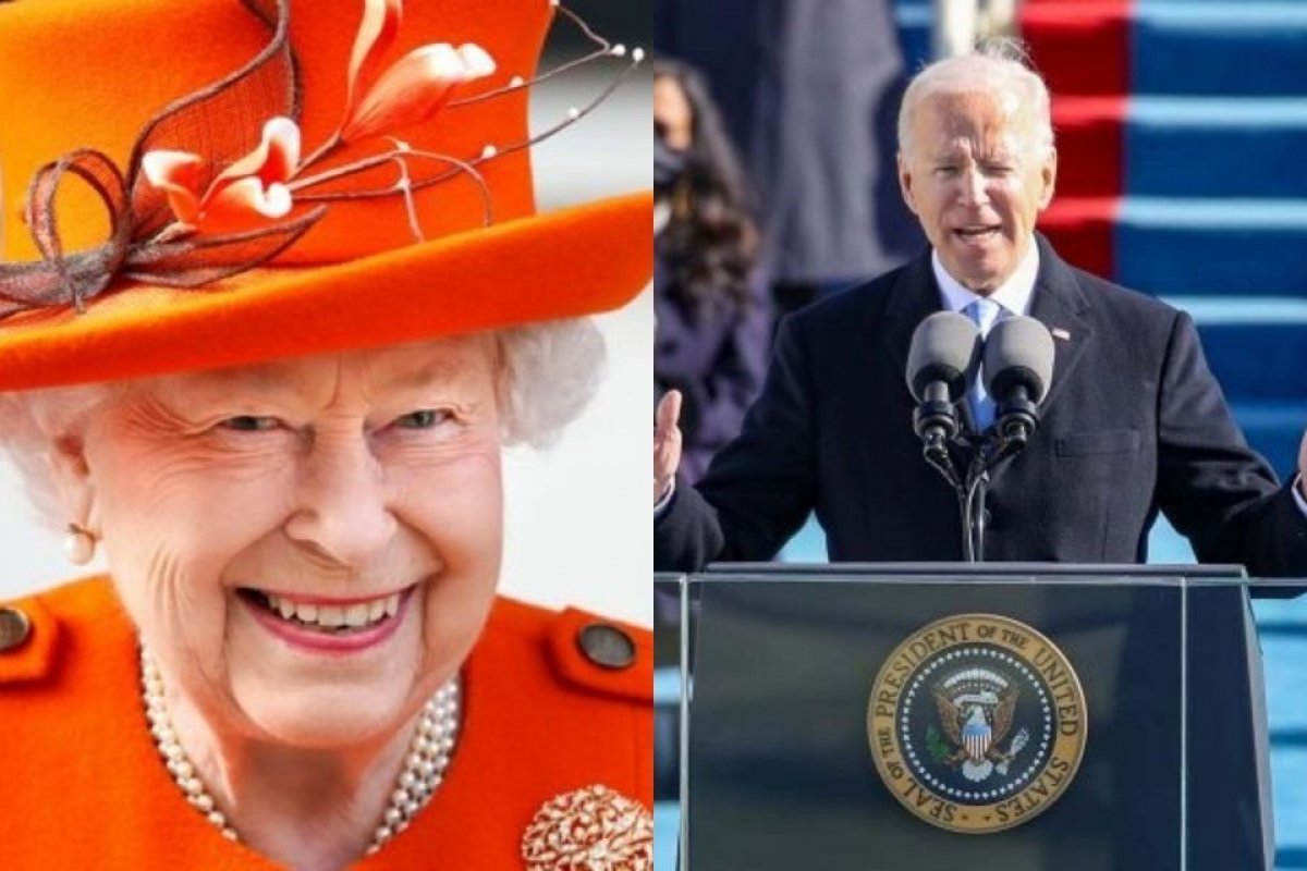 Rainha Elizabeth II manda carta para Joe Biden