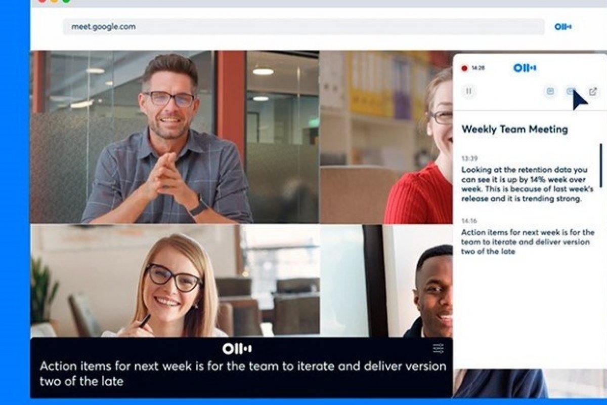 Google Meet ganha extensão que transcreve reuniões em tempo real