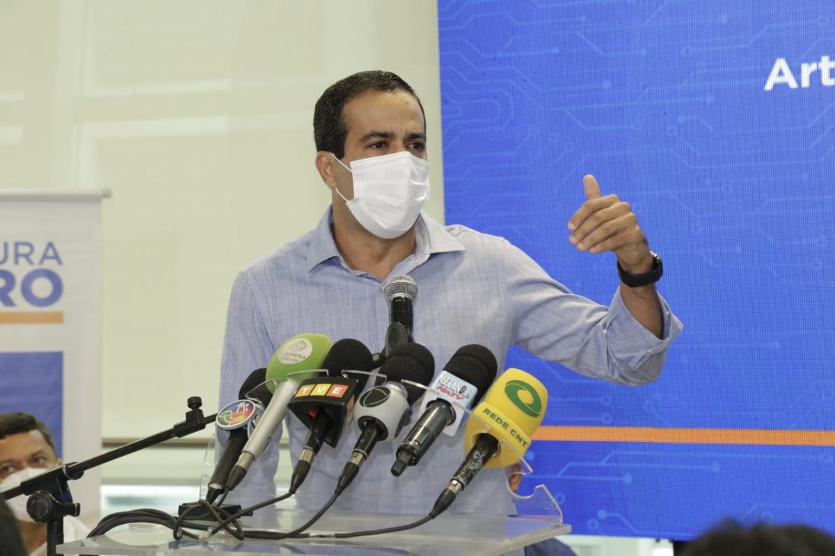 Bruno Reis informa que Salvador conta com o dobro das doses da vacina recebidas pelo estado