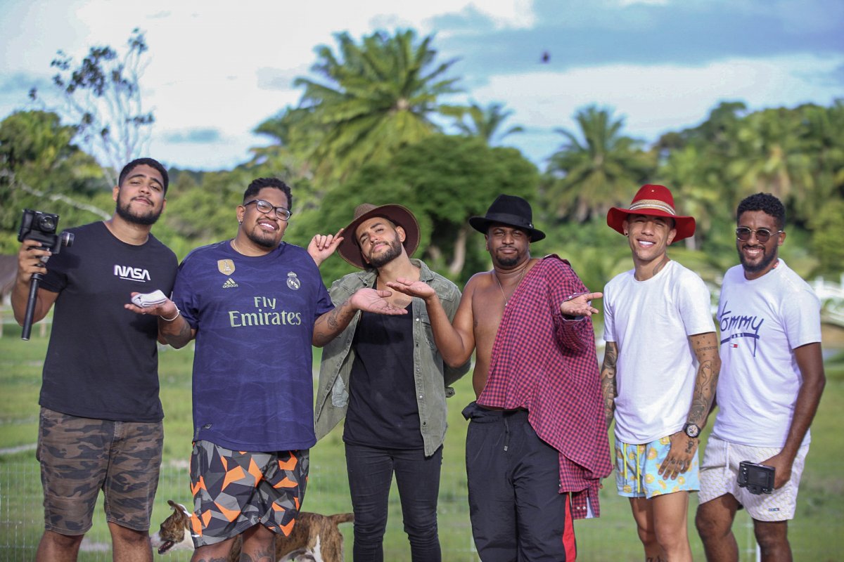 Dan Valente grava clipe com participações de Dum Ice, Franklin Reis e do cantor carioca Luccas Carlos