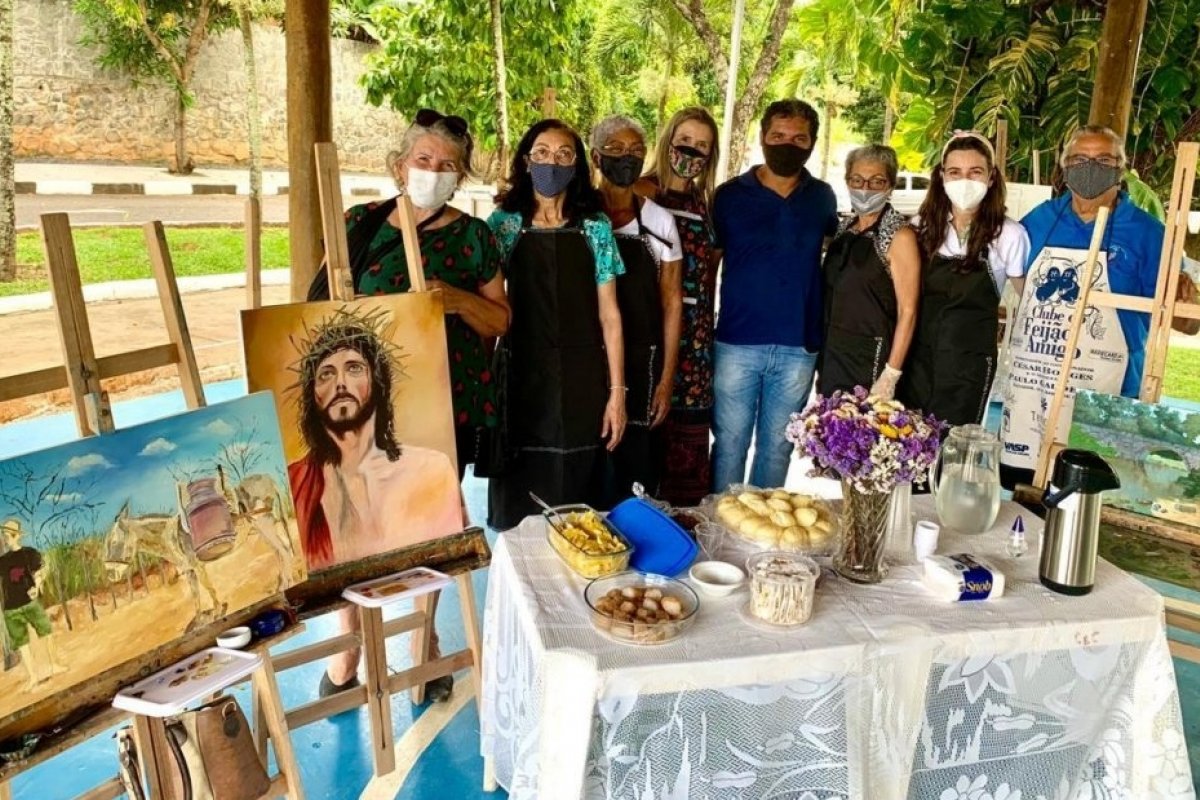 Sérgio Amorim promove oficina de pintura gratuita e aberta ao público em Patamares