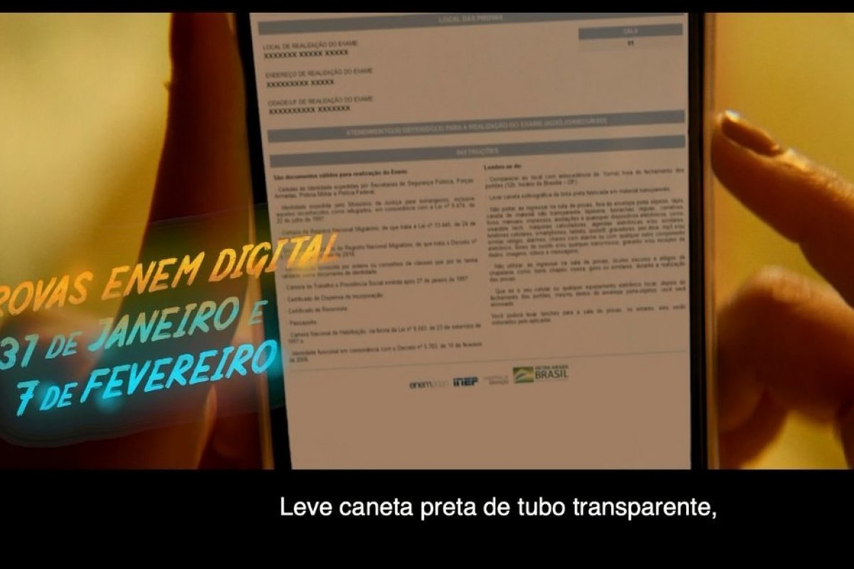 Enem digital também exige caneta preta e candidatos se revoltam na internet