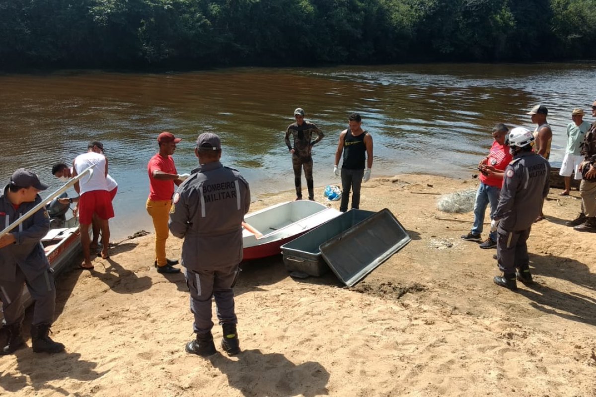 Corpo é encontrado em um rio no município de Itanhém