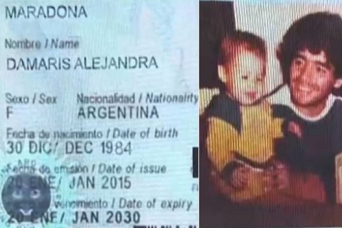 Mulher de 37 anos envia carta em que diz ser filha primogênita de Maradona