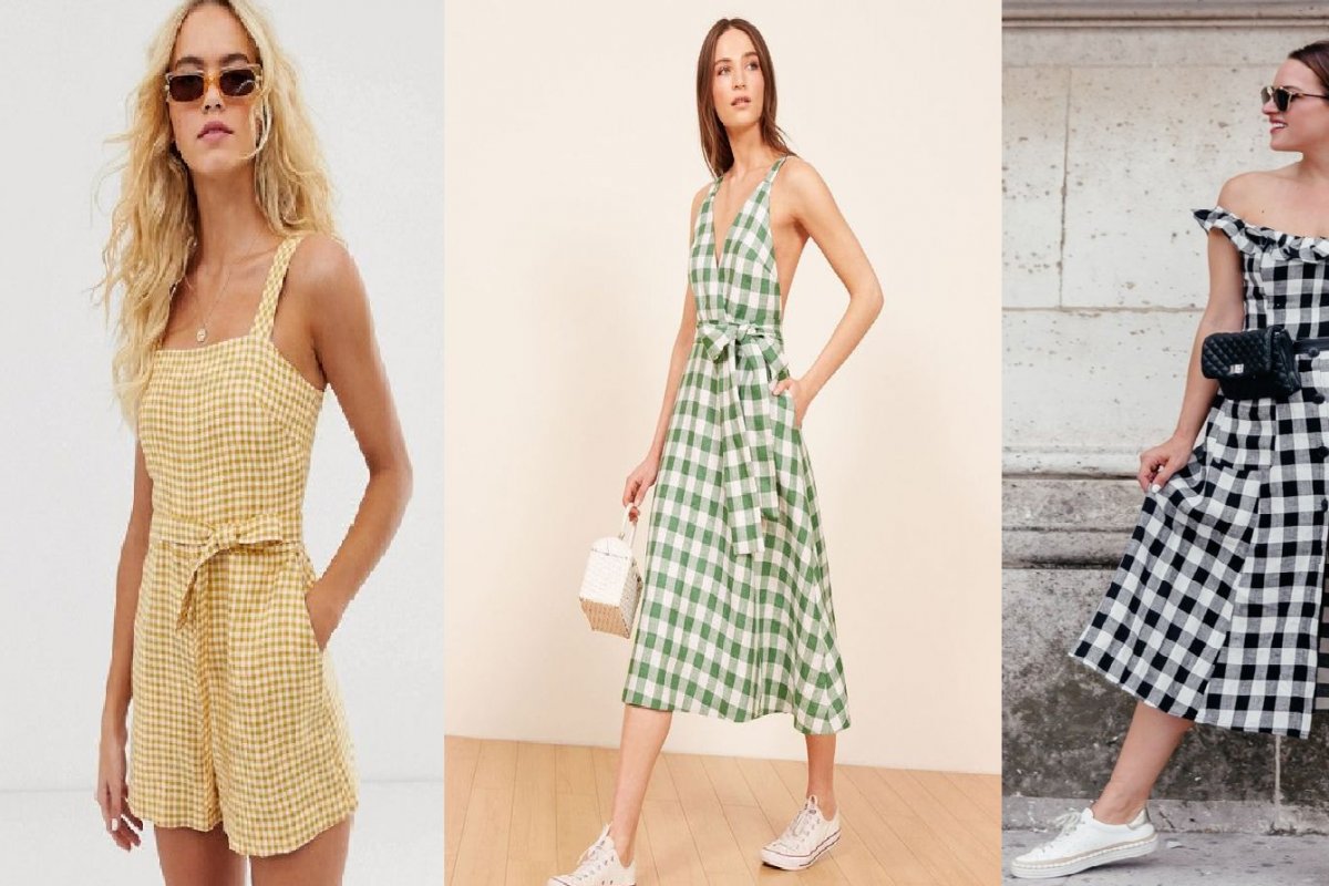 A estampa vichy é o xadrez perfeito para o verão!