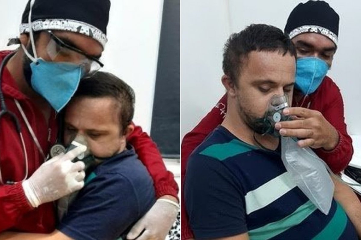 Morre paciente com síndrome de Down que foi abraçado ao receber oxigênio no Amazonas