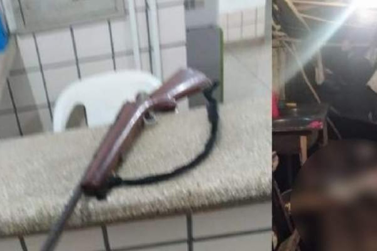 Mulher é presa acusada de matar o marido com tiro de espingarda