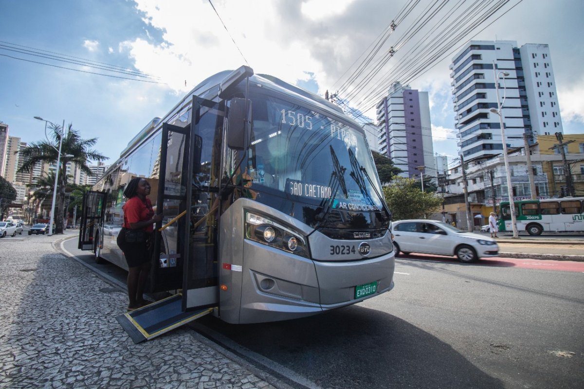 Linha exclusiva com ônibus elétrico será disponibilizada para a Semana do Clima