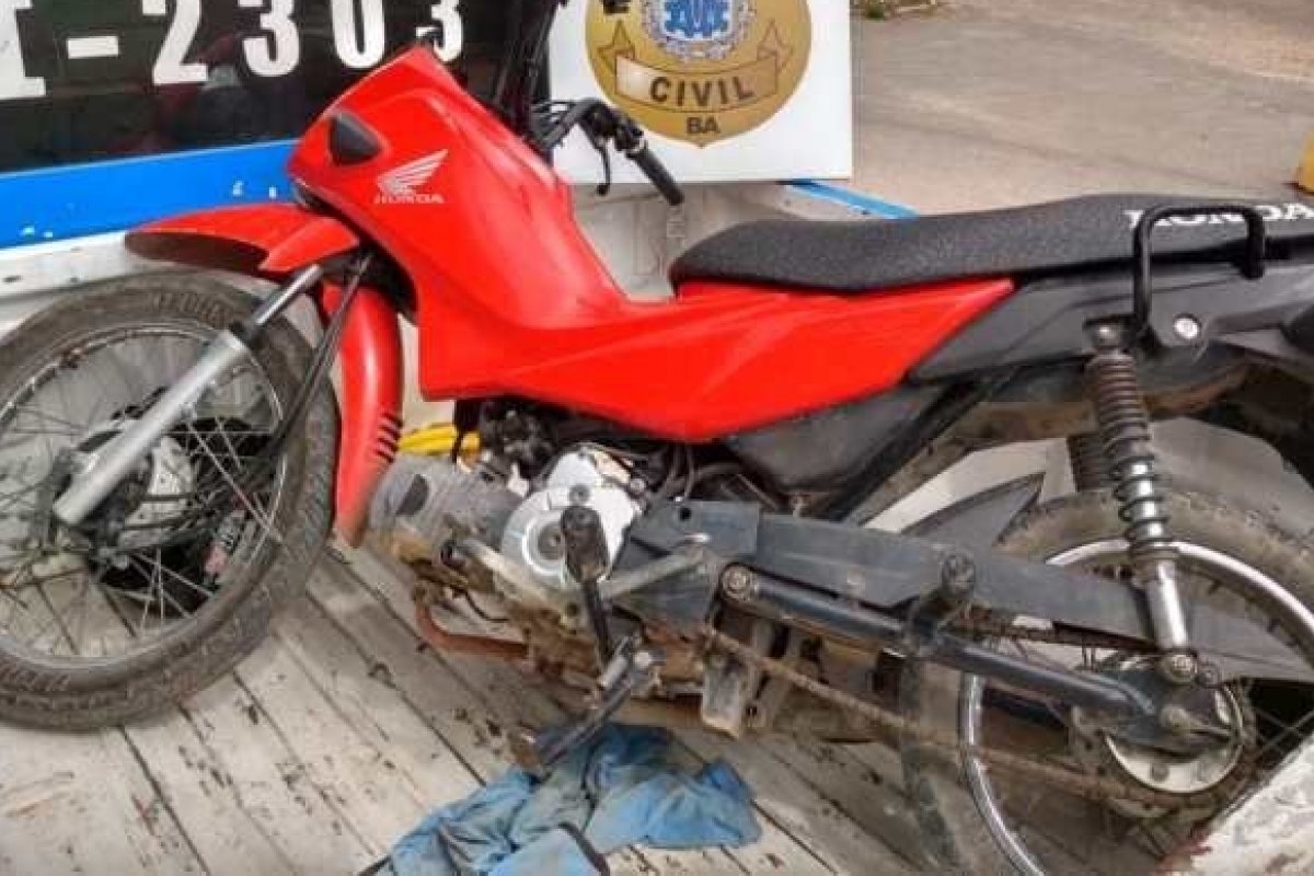 Moto roubada é recuperada no sul da Bahia