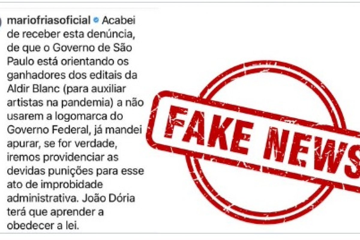 Secretaria de Cultura de SP desmente denúncia de Frias e rebate: "acusação mentirosa"