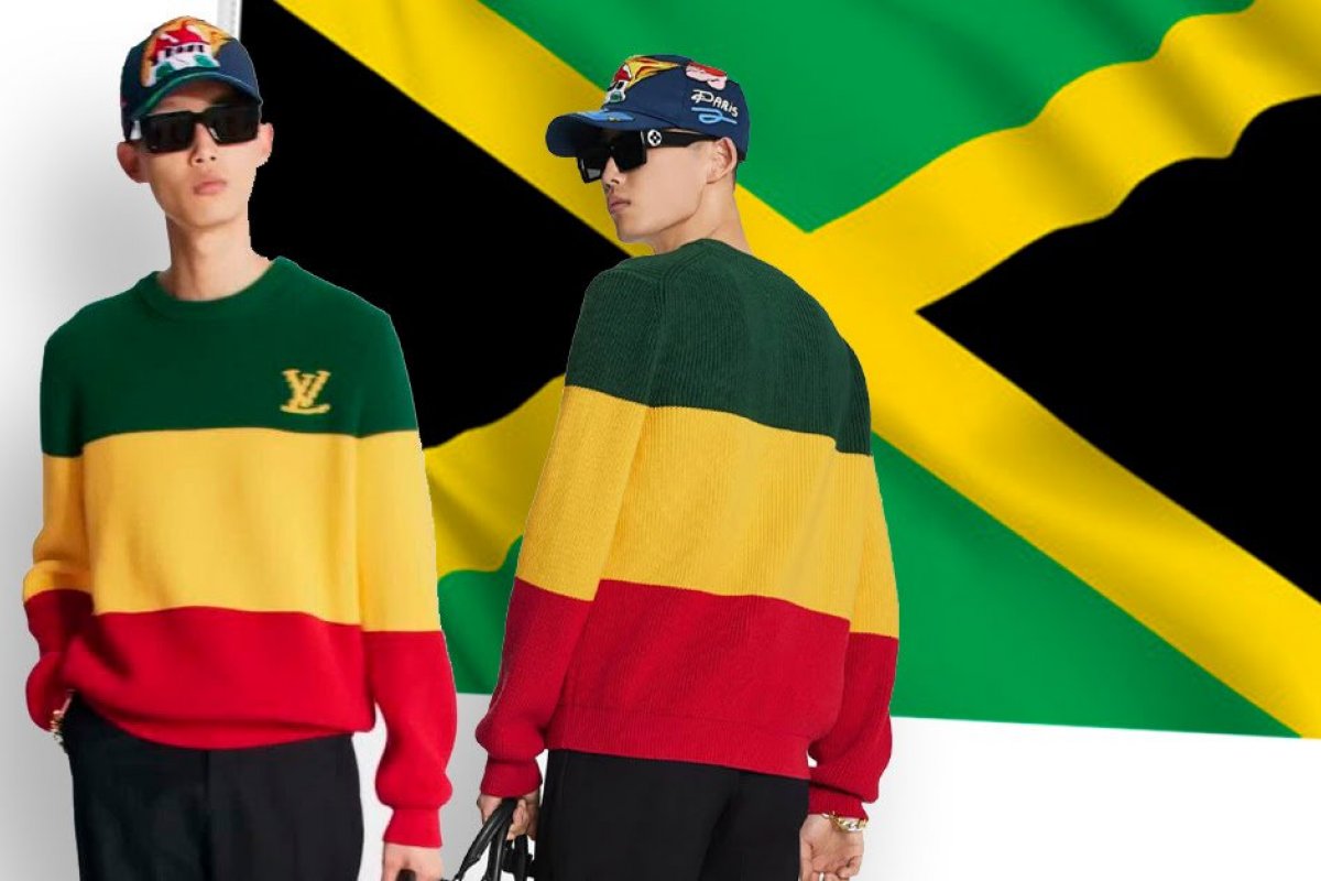 Louis Vuitton comete gafe ao errar as cores da bandeira da Jamaica
