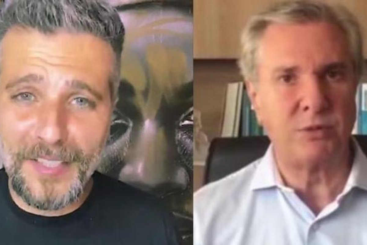Bruno Gagliasso discute com Fernando Collor no Twitter dispara: "Vai trabalhar e me respeite"