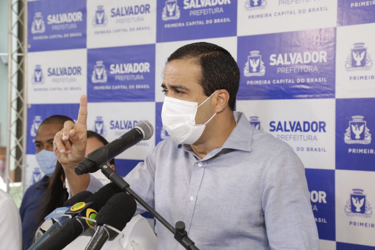 Bruno Reis alerta para possibilidade de lockdown em Salvador