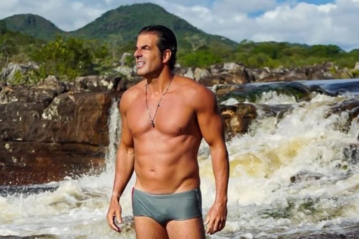 Em plena forma, Alvaro Garnero grava programa na Chapada dos Veadeiros