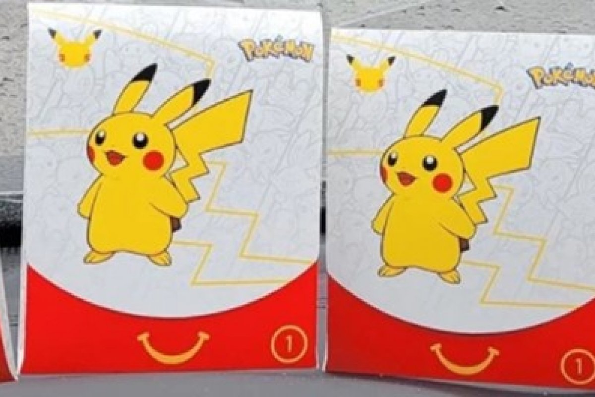 Cartas de Pokémon do McDonald's dos EUA geraram mercado clandestino