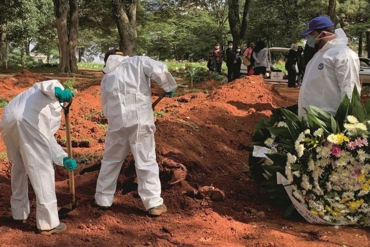 Covid-19: Brasil registra a maior média móvel de mortes desde começo da pandemia