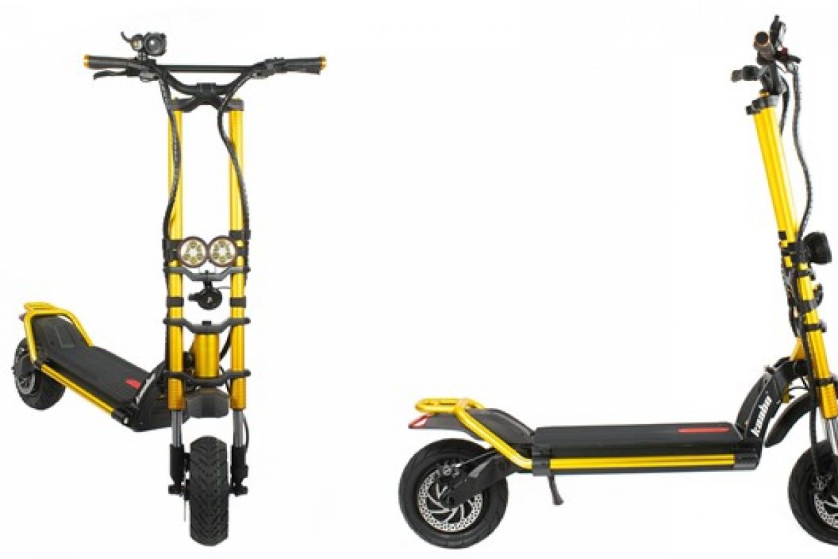 Patinete elétrico atinge maior potência com velocidade de 96 km/h