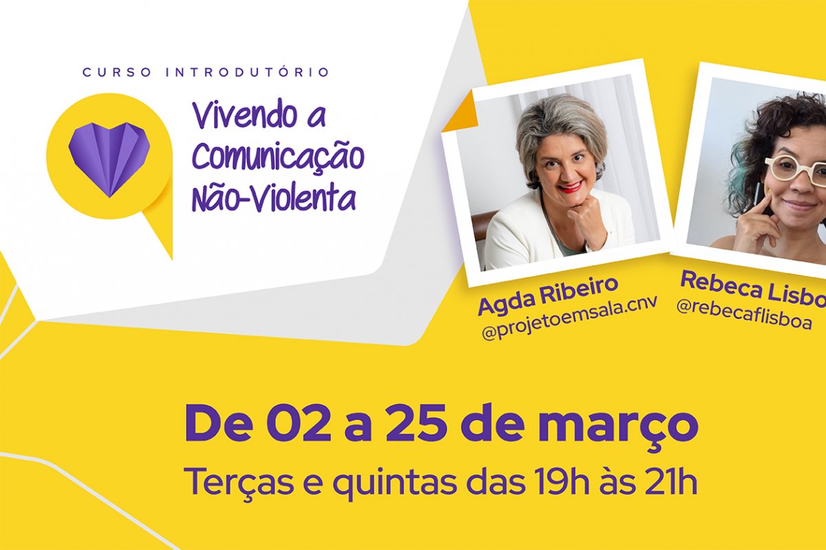 Curso introdutório de comunicação não violenta abre inscrições para a segunda turma