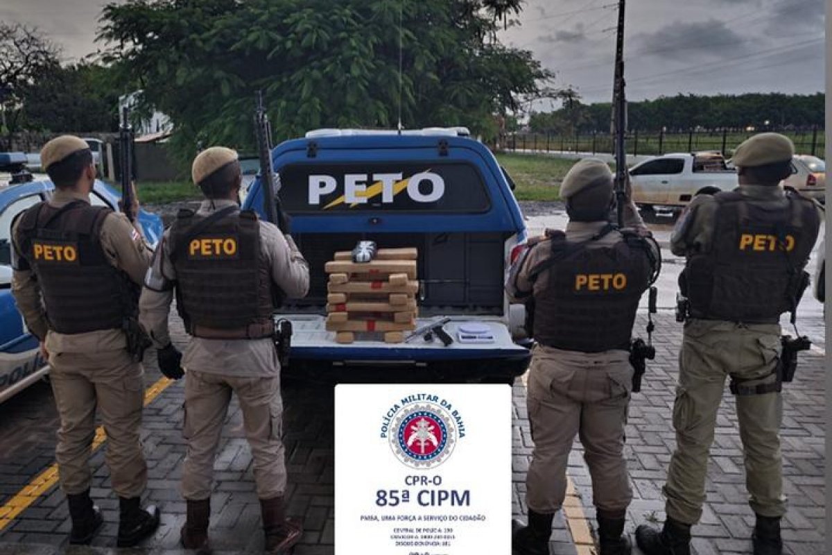 Paulista é preso com 19 quilos de maconha no oeste da Bahia