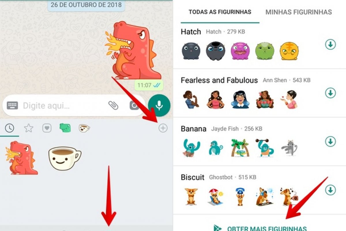 Saiba como pesquisar figurinhas no WhatsApp