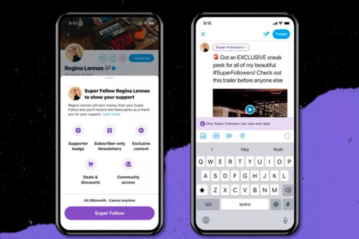 Twitter ganhará posts pagos com nova função de Super Follow
