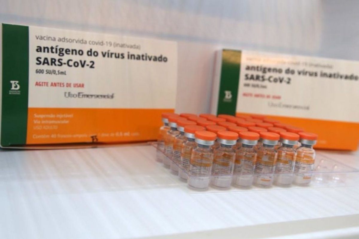 Butantan recebe novo lote de insumos para produção da Coronavac na quinta (4)