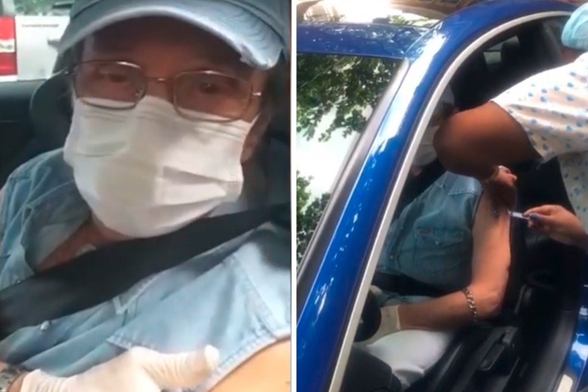 Roberto Carlos é vacinado contra Covid-19