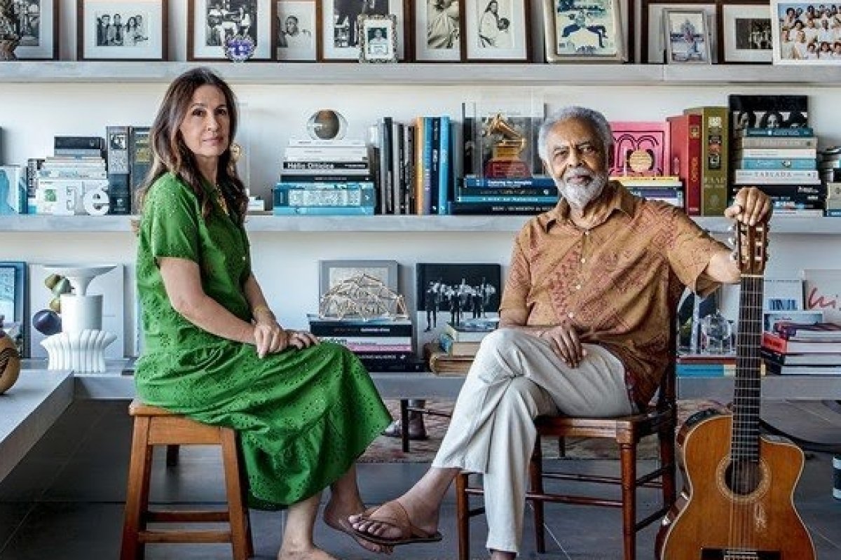 Veja fotos! Gilberto e Flora Gil abrem as portas do novo apartamento em Copacabana para revista de decoração