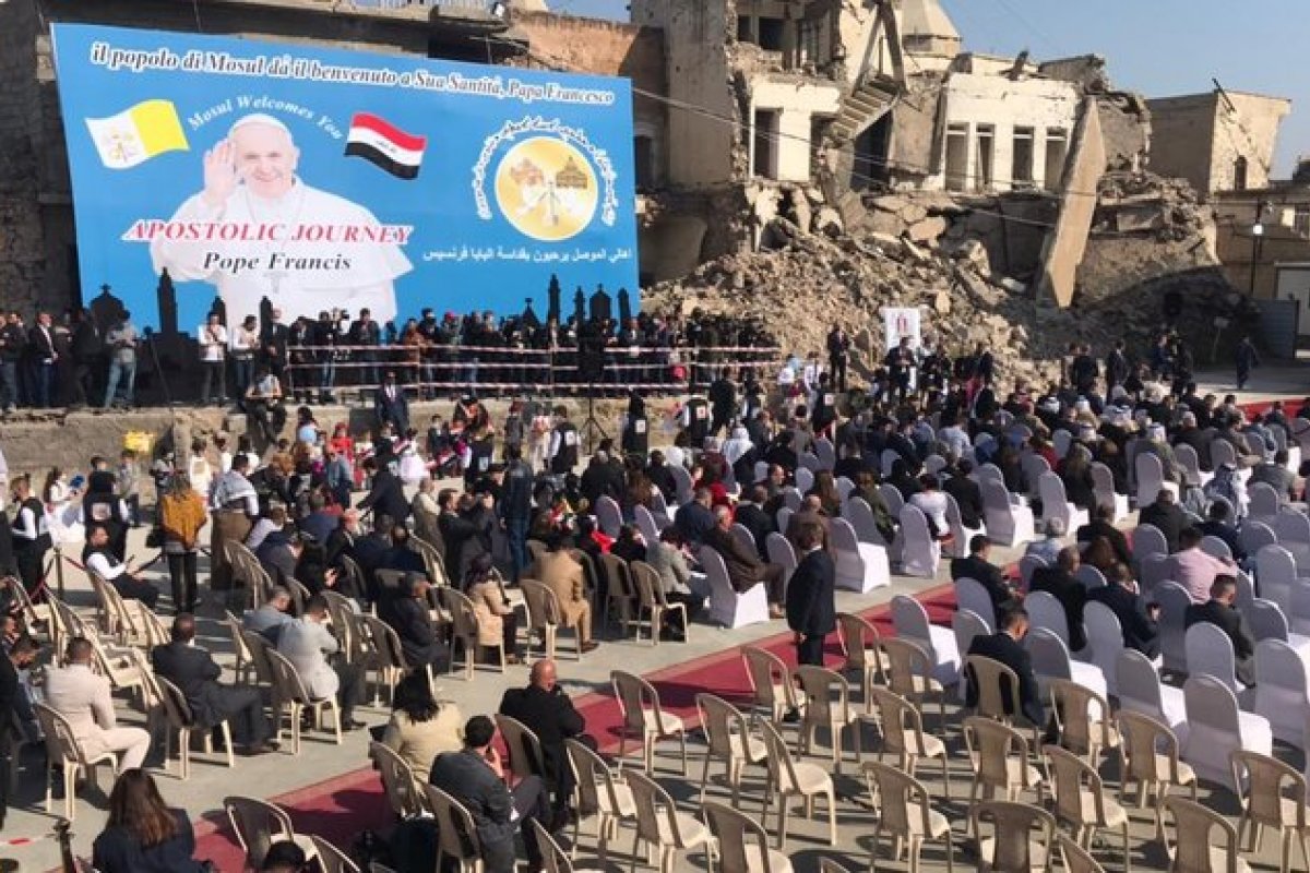 Papa visita Mossul, cidade devastada pelo Estado Islâmico