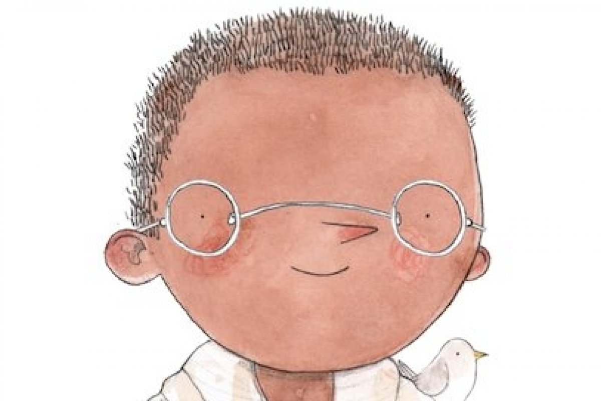 Mahatma Gandhi e Coco Chanel em livros infantis