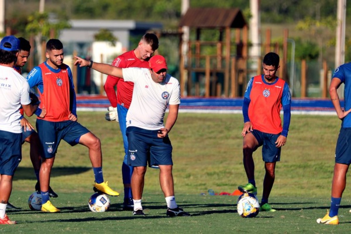 Bahia faz último treino antes de enfrentar o Campinense