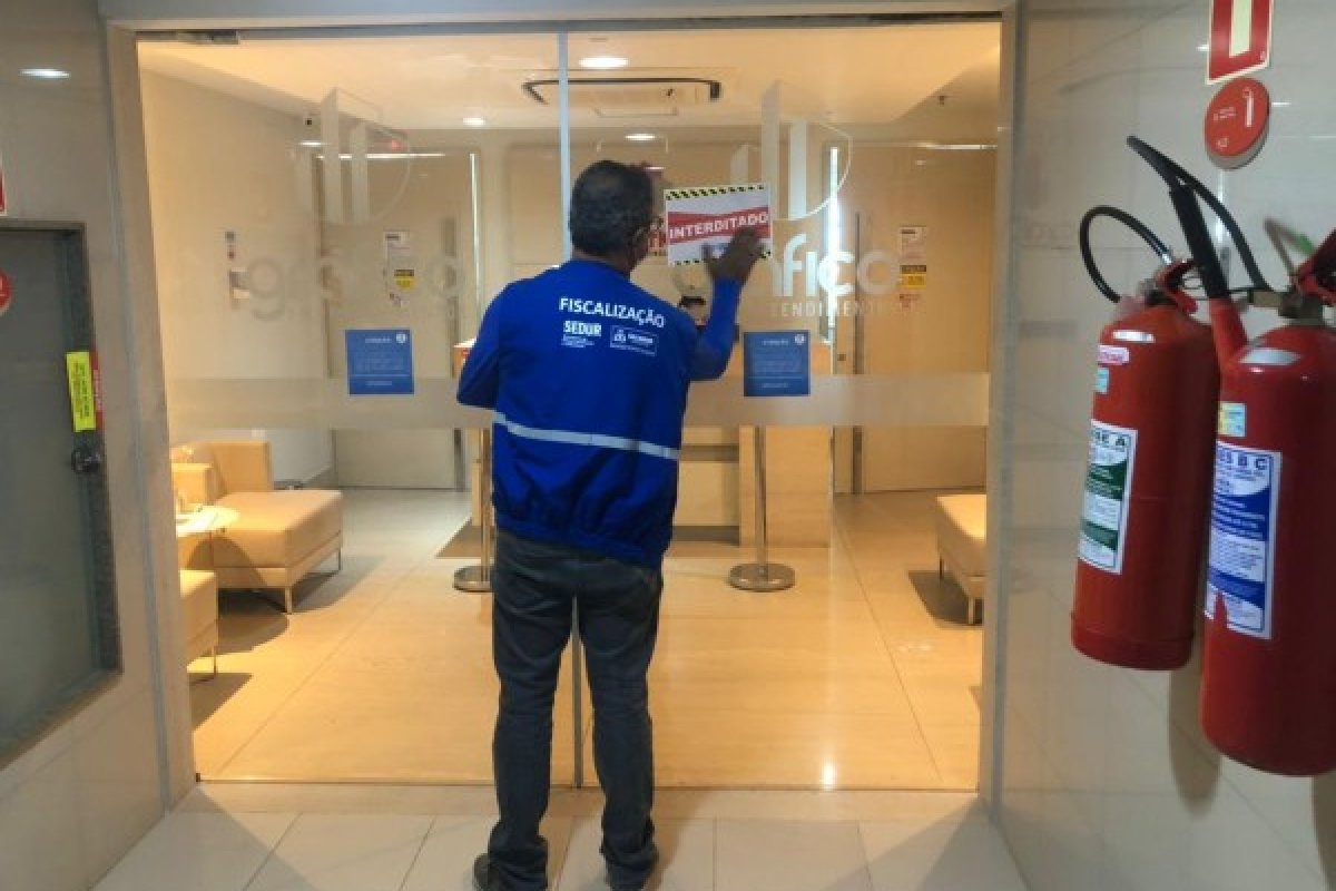 Covid-19: Força-tarefa interdita 62 estabelecimentos no fim de semana